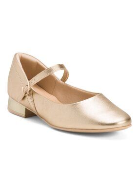 COMFORTFLEX Made In Brazil Leather Comfort Mary Jane Flats